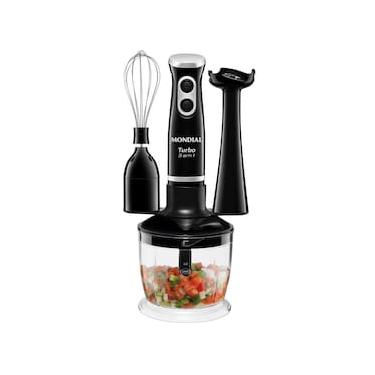 Imagem de Mixer Mondial MKNE M-14 3 em 1 Preto 500W 2 Velocidades Copo 600ml Lâmina Inox