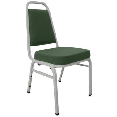 Imagem de Cadeira Empilhável para Auditórios Linha Hotel Plus Verde