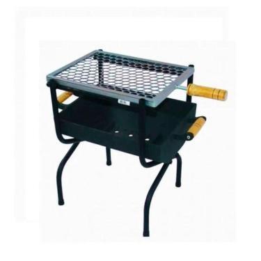 Imagem de Churrasqueira Portátil Dobrável com Grelha e Suporte