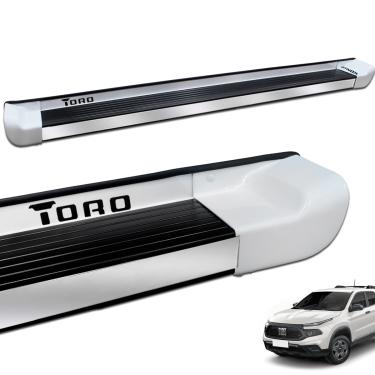 Imagem de Estribo Lateral Toro 2016 a 2025 Branco Ambiente Personalizado
