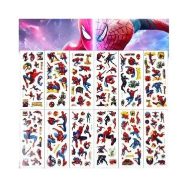Imagem de Pacote de 12 Adesivos de Bolha Kawaii em 3D, Adesivos de Livro de Anim