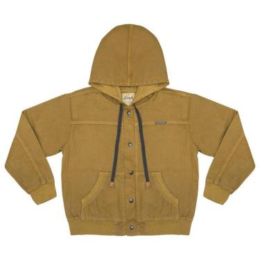 Imagem de Jaqueta Juvenil Look Jeans Bomber Caramelo - CARAMELO - 10-Masculino