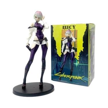 Imagem de Figura De Ação Anime Cyberpunk Edgerunners De 17cm, Lucy Super Hacker,