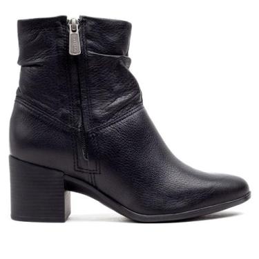 Imagem de Bota Feminina Bottero Couro Burnish Preto, Preto, 37