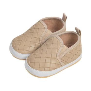 Imagem de Sapatos De Caminhada Clássicos Para Bebês Meninos E Meninas, Em Couro 