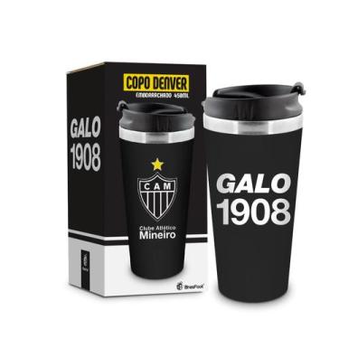 Imagem de Copo Térmico Emborrachado Time Futebol Mantém Gelado Oficial Times:Atl