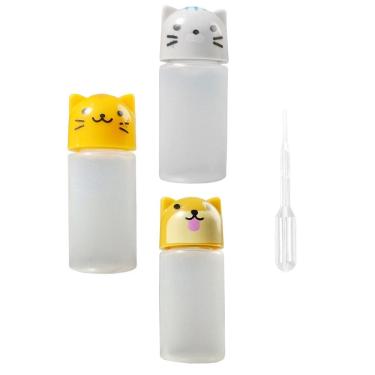 Imagem de Kit 3 Porta Molho de Bichinhos para Temperos de Salada 3ml