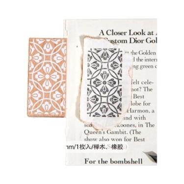 Imagem de Carimbo De Madeira Com Estampa De Flor Para Scrapbooking, Artesanato, 