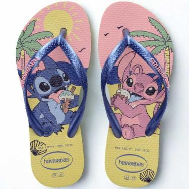 Imagem de Chinelo Havaianas Infantil Slim Stitch, 29/30