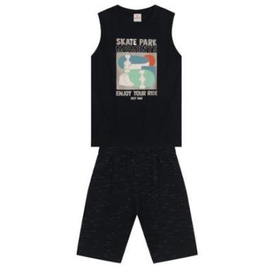 Imagem de Conjunto infantil menino de skate em gel Brandili-Masculino