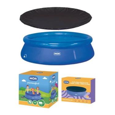 Imagem de Piscina Inflável 2400 Litros Redonda Splash Fun com Capa Mor