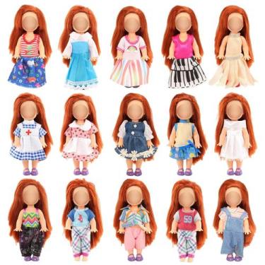 Imagem de Roupas de boneca BARWA Fashion Dresses, roupa para boneca de 10 a 11 c