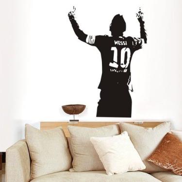Imagem de Adesivo de parede Lionel Messi Creative Soccer Decor para quarto - tai