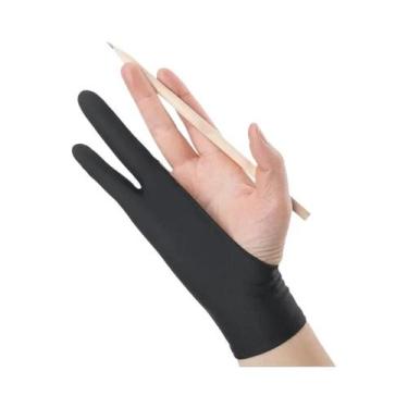 Imagem de Luvas De Pintura Anti-Toque De Dois Dedos Para iPad, Tablet, Quadro Di
