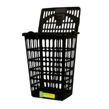 Imagem de Cesto organizador grande 48l roupa suja telado grande 48 l - Yeet