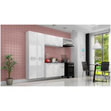 Imagem de Cozinha Aço Compacta Amanda C/ Tampo - Branca - Itatiaia, Branco