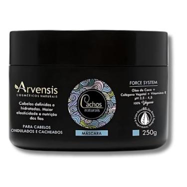 Imagem de Arvensis – Máscara Capilar Cachos Ondulados/Cacheados 250g | Hidratação, Definição, Suavidade, Vegana, Para Ondulados