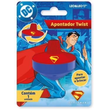 Imagem de Apontador Com Depósito Superman Twist Pião - Leonora