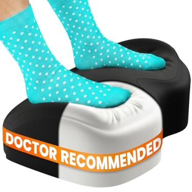 Imagem de The Original Everlasting Comfort descanso para os pés embaixo da mesa para uso no escritório, alívio da dor durante todo o dia e apoio para as pernas, descanso para os pés ergonômico