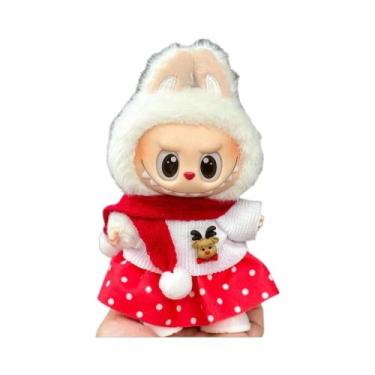Imagem de Conjunto De Roupas De Pelúcia Mini Para Boneca Labubu De 15-17CM, Chap