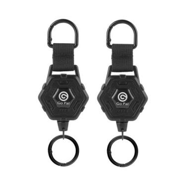 Imagem de Suporte Retrátil Para Crachá Com Chaveiro Magnético, Fivela De Liga De