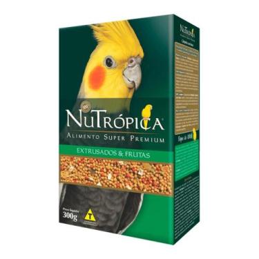 Imagem de Ração NuTrópica Extrusados para Calopsitas com Frutas 300g - NUTROPICA