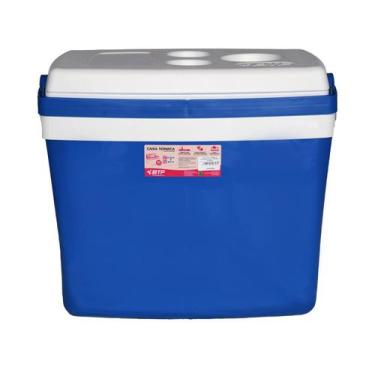 Imagem de Caixa Térmica com Alça 34L Azul Praia Camping Botafogo