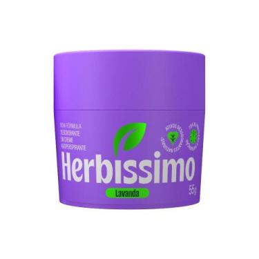 Imagem de Desodorante Em Creme Antitranspirante Herbíssimo Lavanda 55g
