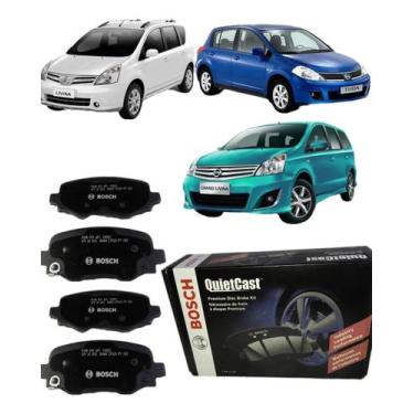 Imagem de Pastilha De Freio Livina 1.6 1.8 16v 2009 Até 2014 Ceramica - Bosch
