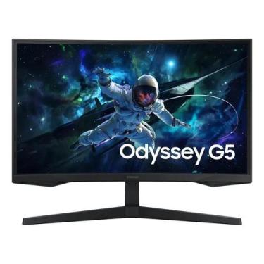 Imagem de Monitor Gamer Samsung Odyssey G5, 27 , Qhd, 165hz Cor Preto - Congratu