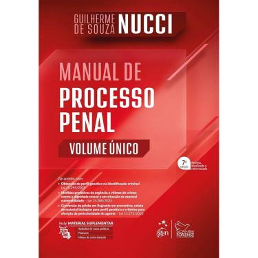 Imagem de Manual De Processo Penal - Volume Unico - 7 Edicao 2026