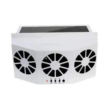 Imagem de Ventilador De Exaustão Solar Para Carro Recarregável Por USB, Alta Pot