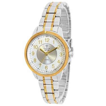 Imagem de Relógio Feminino Tuguir Analógico Infinity TGI37047 Prata e Dourado-Feminino