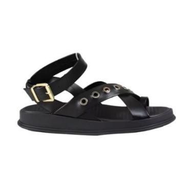 Imagem de Sandalia Moleca 5460.209 Macia Rasteira Elastico Brilho Feminino-Feminino