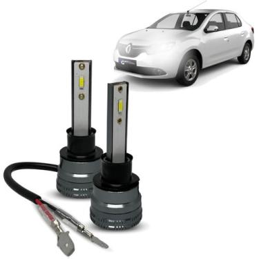 Imagem de Kit Super Led Small Logan 14 À 21 Farol Alto Baixo e Milha - Rayx