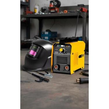 Imagem de Solda Inversora MMA 120A 220V + Máscara Automática Amarela - Congratul