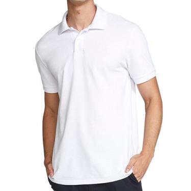 Imagem de Camisa Polo Básica Masculina Hering - N3A7, Branco, XG