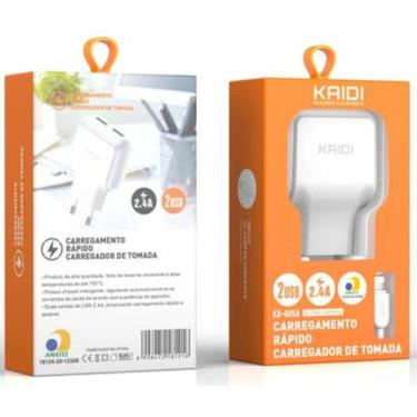 Imagem de Carregador kaidi compativel iphone kd-605a carregamento rápido