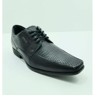 Imagem de Sapato Cadarço Pegada Social Casual Masculino Adulto 125801-01, 39, Pr