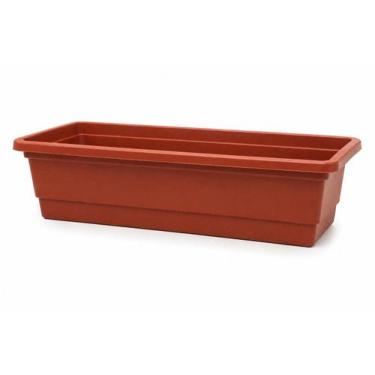 Imagem de Floreira FC263 Terracota Plástico Decorativa 1 Unidade - Genérica