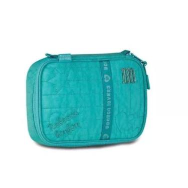 Imagem de Estojo Simples 16x22x6 Rebeca Bombom RB27004 Cor:Rosa, Verde