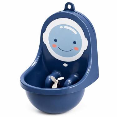 Imagem de Mictório Infantil Astronalta Azul Alvo Giratório Menino Desfralde Pini