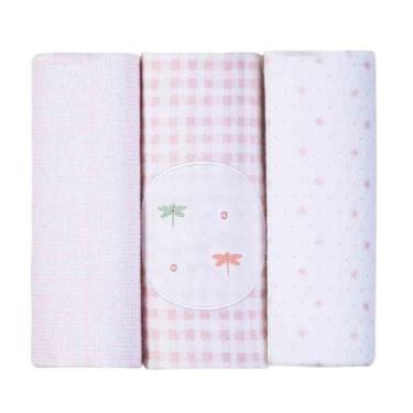 Imagem de Cueiro flanelado estampado 80cm x 80cm - PAPI TEXTIL