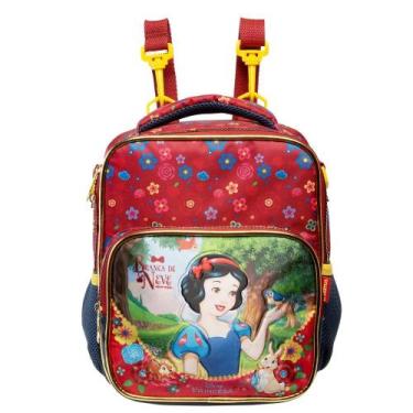 Imagem de Lancheira Escolar Branca De Neve Disney Xeryus Vermelho