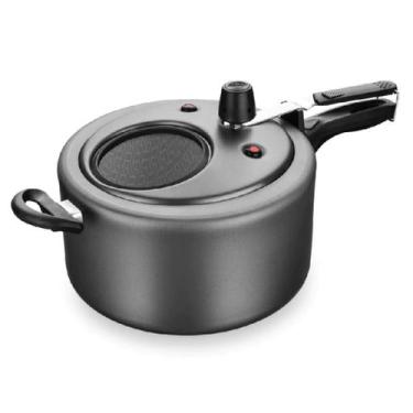 Imagem de Panela de Pressão Antiaderente 6L Tampa com Visor de Vidro 6 Litros MT