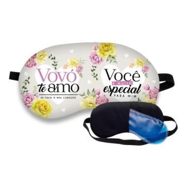 Imagem de Mascara de dormir relaxamento - vovo te amo - Brasfoot Presentes