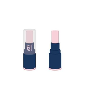 Imagem de Borracha e Apontador Com Depósito Batom Rosa Azul Leo & Leo