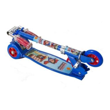 Imagem de Patinete Azul Patrulha da Justiça Portátil 3 Rodas - DM Radical