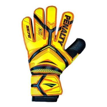 Imagem de Luva Goleiro Penalty Se7e Training - Society Fut7 -, Amarelo, 10