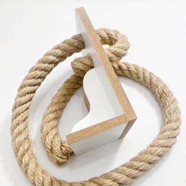 Imagem de Brinquedo Para Gato Corda De Escalada Sisal Grosso - - Fang, Branco